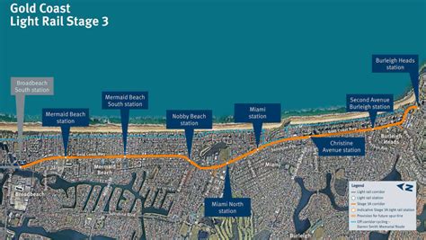 gold coast light rail stage 3 map.